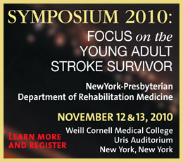 Graphic for Symposium 2010: Focus on the Young Adult Stroke Survivor CME