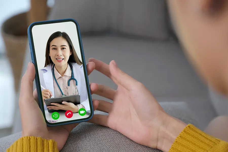 Digital health interaction on mobile device Digital health interaction on mobile device