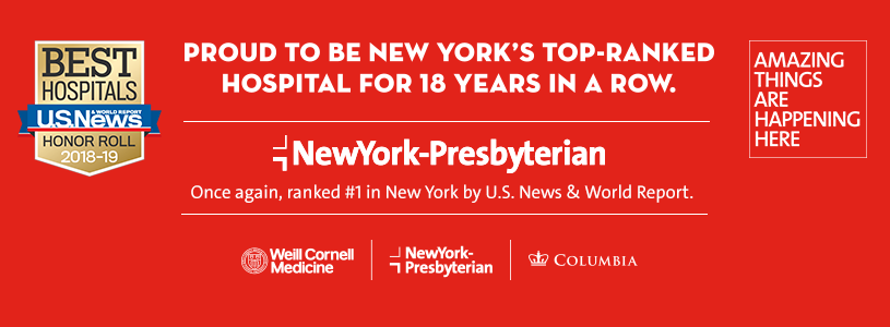 NewYork-Presbyterian Hospital Named New York's #1 Best Hospital in U.S.  News & World Report's Best Hospitals, Newsroom