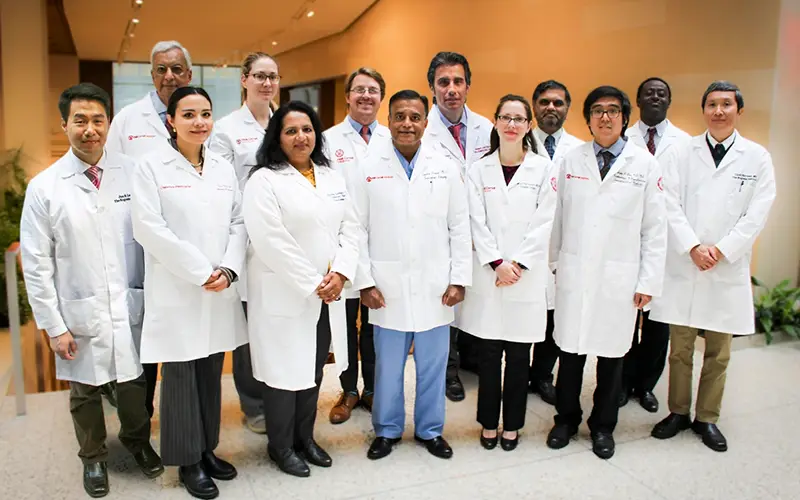 kidney transplant team group photo
