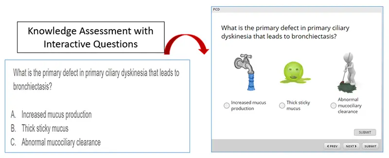 Example of an interactive case module